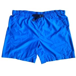 Mens North Face Belted Swim Trunks Blue Lined Board Shorts UTX Flex Mens XL